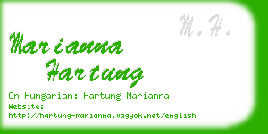 marianna hartung business card